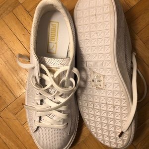White Puma Shoes